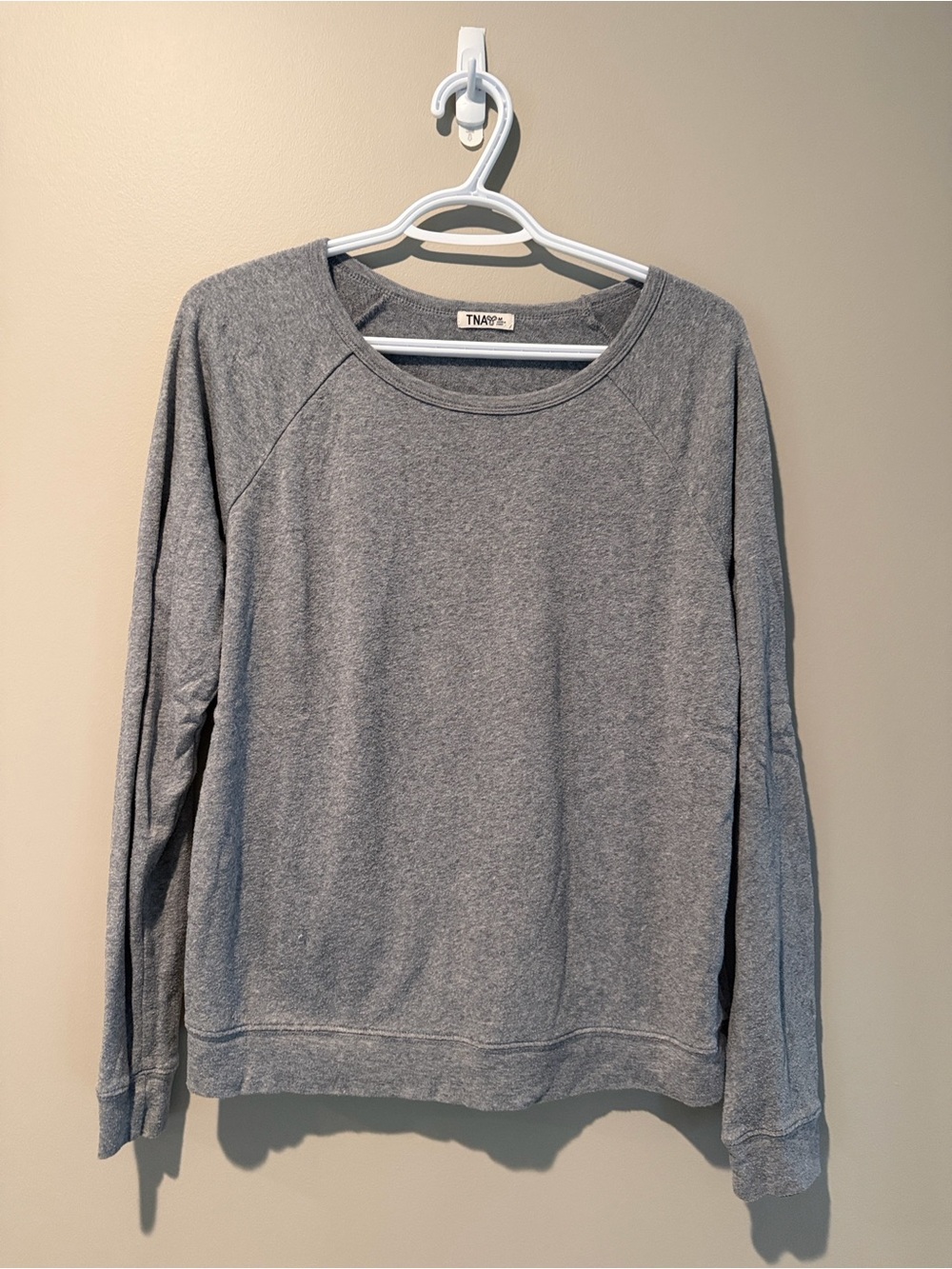 TNA Classic Crewneck Sweater - Gray Heather